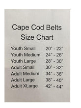 Load image into Gallery viewer, Cape Cod Youth Leather Tab Belt
